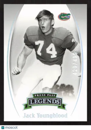 2007 Press Pass Legends Jack Youngblood #S-73 Silver SN