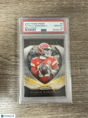 2020 Panini Prizm Brilliance Patrick Mahomes II #9 PSA 10