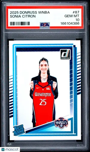 2025 Panini Donruss WNBA Sonia Citron #87 Rookie PSA 10
