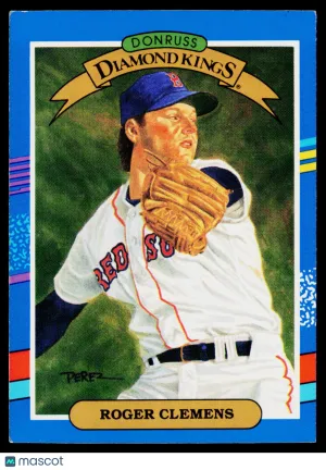 1990 Donruss Diamond Kings Roger Clemens #9