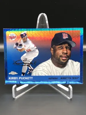 2025 Topps Chrome No.448 Blue Kirby Puckett