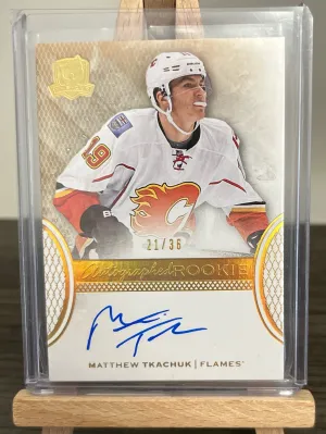 2016-17 Matthew Tkachuk The Cup Gold Spectrum Auto /36