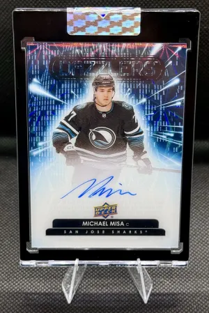 2025-26 Upper Deck Clear Cut Michael Misa Dazzlers Auto