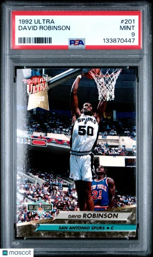 1992 Ultra David Robinson #201 PSA 9
