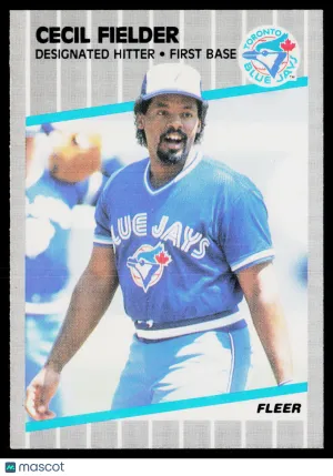1989 Fleer Cecil Fielder #232