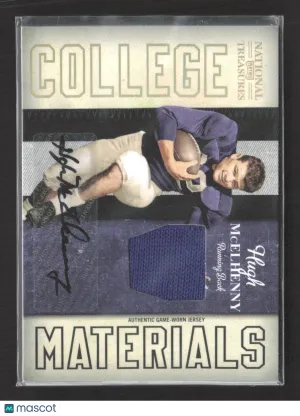 2009 Donruss National Treasures College Materials Hugh McElhenny #30 40/99 Auto Jersey