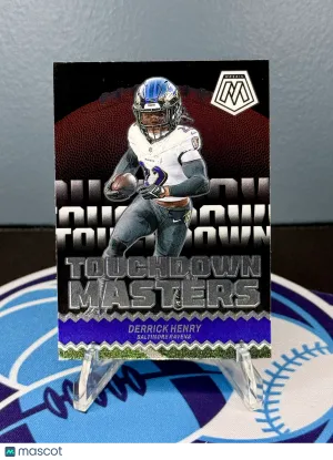 2024 Panini Mosaic Derrick Henry #TM-DHY Touchdown Masters Baltimore Ravens