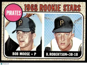 1968 Baseball Card Robertson Moose #36