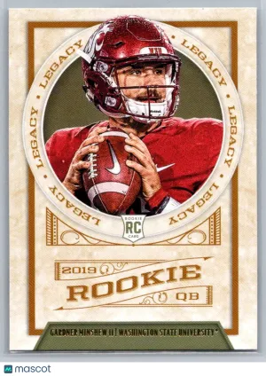 2019 Panini Legacy 166 Gardner Minshew II RC Washington State Cougars