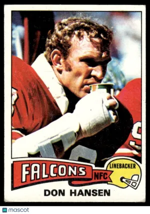 1975 Football Don Hansen #384