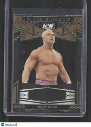 2024 Upper Deck Black Diamond AEW Billy Gunn #71 Shirt Relics Gold SN,MEM