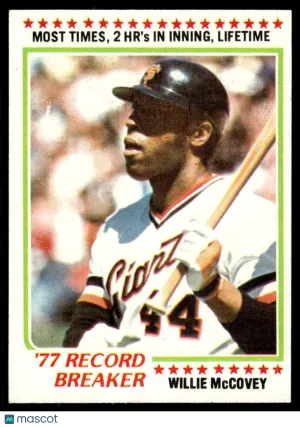 1978 Baseball Card Willie McCovey #3