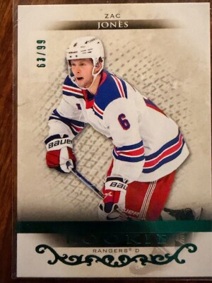 2021-22 UD Artifacts Zac Jones Emerald Rookie RC /99 #179 (63/99)