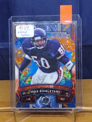 Mike Singletary 2025 Topps Resurgence Rookie Blue Orange Spark Insert -19