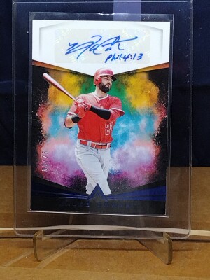 Kaleb Cowart 2020 Chronicles Ascension Blue Foil Insert Auto #/25