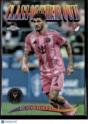 2025 Topps Chrome MLS Class of Their Own Rodrigo De Paul Inter Miami CF #CO-1