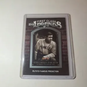 2006 Upperdeck Babe Ruth First Class Legends /99