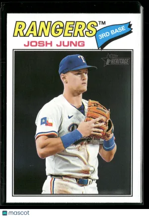 2026 Topps Heritage Josh Jung #191 SP Short Print