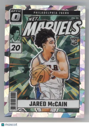 2025 Donruss Optic Net Marvels Jared McCain #23 Cracked Ice 22/25 RC