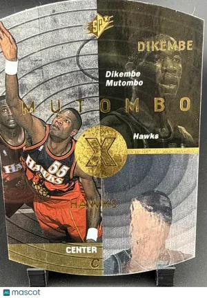 1997-98 SPx Dikembe Mutombo #2 Gold Parallel/Variety Base Set