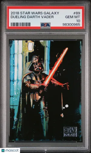 2018 Topps Star Wars Galaxy Dueling Darth Vader #89 PSA 10