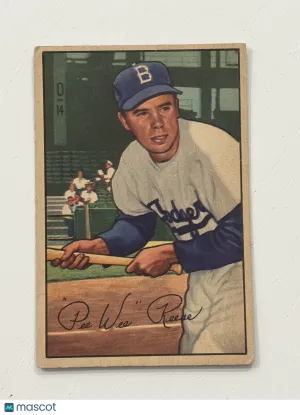 1952 Bowman Pee Wee Reese #8