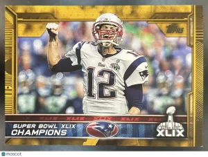 Flagship Base Gold #302 New England Patriots