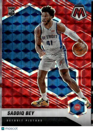2021 Panini Mosaic Prizm Saddiq Bey #209 Red RC