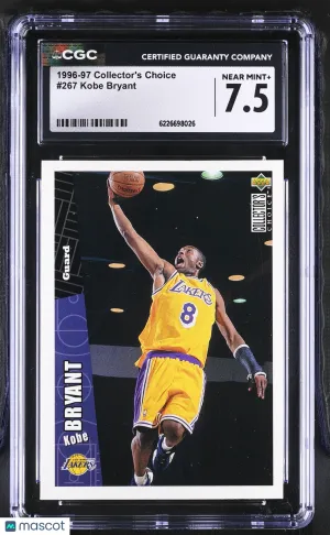 1996-97 Collector's Choice Kobe Bryant #267 CGC 7.5 Los Angeles Lakers