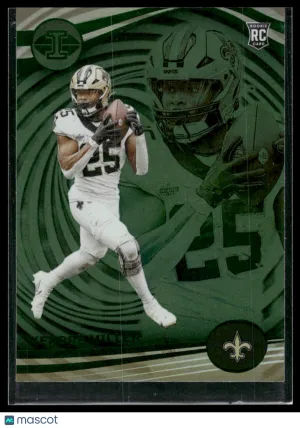 2024 Panini Illusions Football Kendre Miller #81 Emerald RC