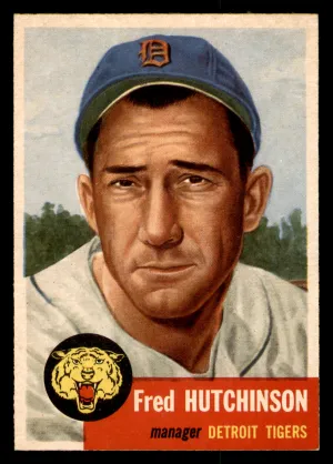 1953 Topps Fred Hutchinson #72