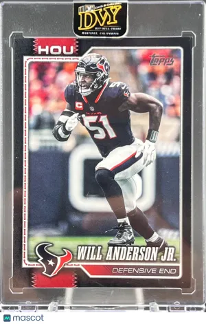 2026 Topps Will Anderson Jr. Black Border 55/70 Houston Texans