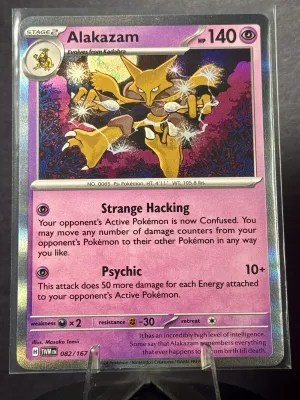 Alakazam 082/167 Rare Twilight Masquerade Pokemon Holo