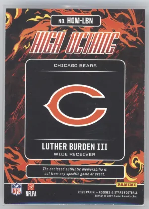 2025 Panini Rookies & Stars High Octane Luther Burden III #HOMLBN Prime RC 20/49 back