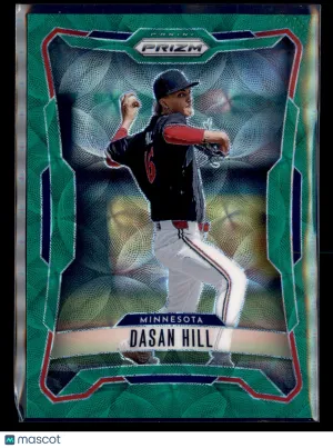 2026 Panini Prizm Dasan Hill #171 Green Scope Prizm SN