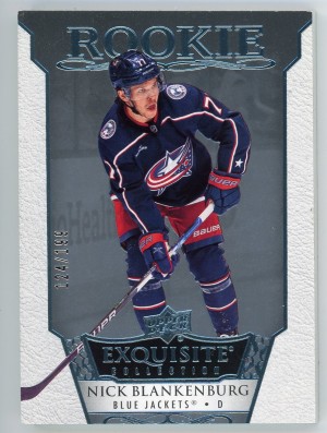 2022-23 Exquisite Nick Blankenburg Rookie Blue Spectrum /199 #R-41