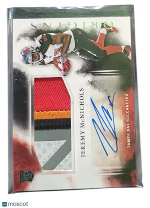 2017 Panini Origins Jeremy McNichols #139 Autograph Patch RC