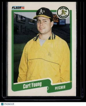 1990 Fleer Curt Young #24