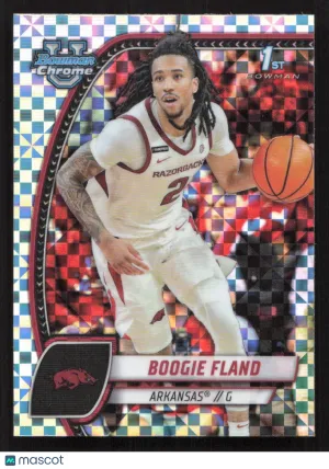2024-25 Bowman University Chrome Boogie Fland #11 X-Fractor