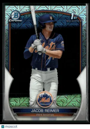 2023 Bowman Chrome Jacob Reimer #BCP-181 Parallel 1st Bowman