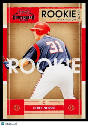 2008 Playoff Contenders Derek Norris #20