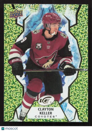 2021-22 Upper Deck Ice Clayton Keller #93 Green