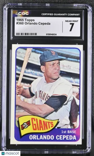 1965 Topps Orlando Cepeda #360 CGC 7 San Francisco Giants