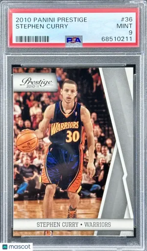 2010-11 Panini Prestige Stephen Curry #36 PSA 9
