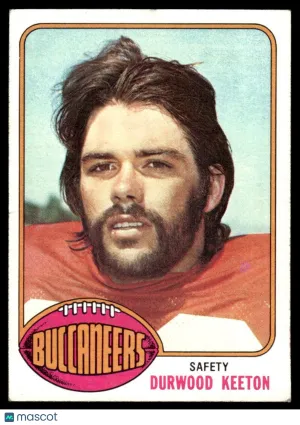 1976 Football Card Durwood Keeton #178