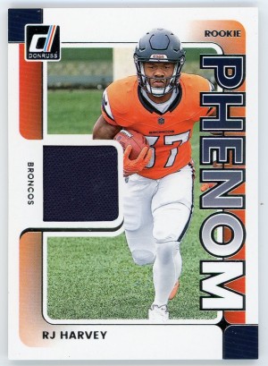 2025 Donruss RJ Harvey Rookie Phenom Materials