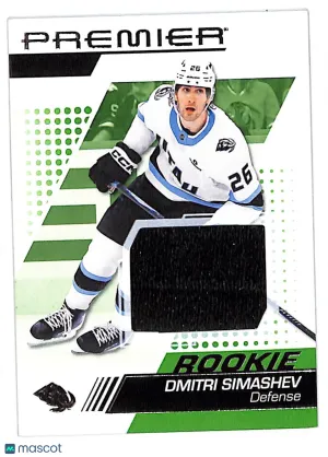2025-26 Upper Deck Premier Dmitri Simashev Rookie Memorabilia Jersey #117 Utah Mamouth