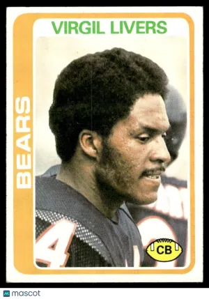 1978 Football Virgil Livers #397
