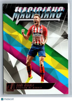 Saul Niguez Near Mint 2018-19 Panini Donruss Magicians #M-7 Insert Atletico de Madrid