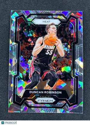 2023-24 Panini Prizm 208 Duncan Robinson Prizm Ice Miami Heat